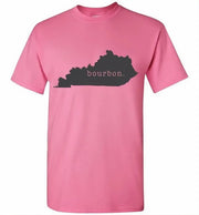 Whiskey T-Shirt - Kentucky is Bourbon - light - detail view