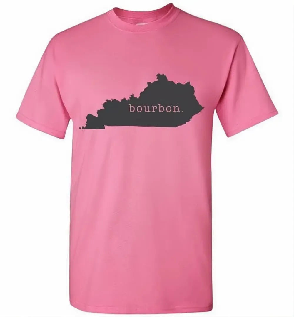 Whiskey T-Shirt - Kentucky is Bourbon - light - detail view