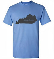 Whiskey T-Shirt - Kentucky is Bourbon - light - alternate angle