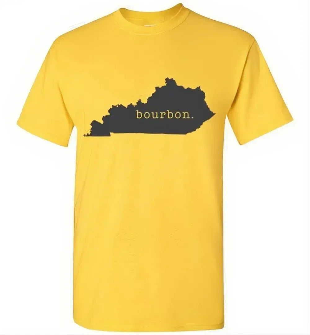 Whiskey T-Shirt - Kentucky is Bourbon - light - in use