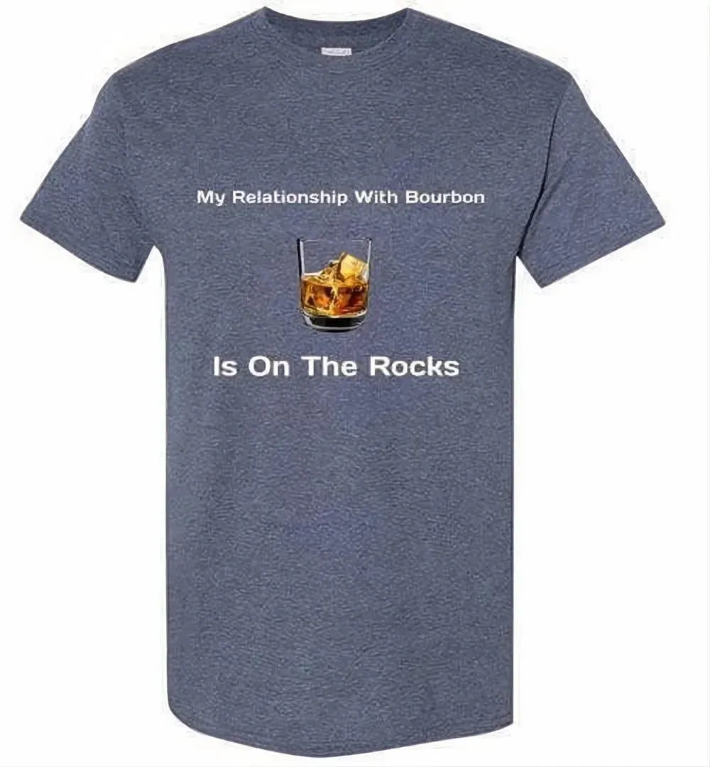 Whiskey T Shirt -Relationship On The Rocks - packaging