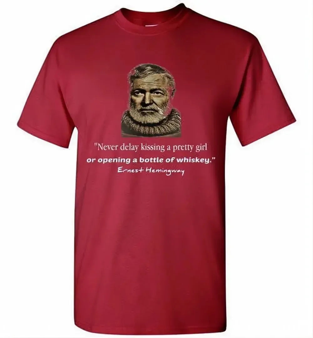 Whiskey T-Shirt-The Hemingway - detail view