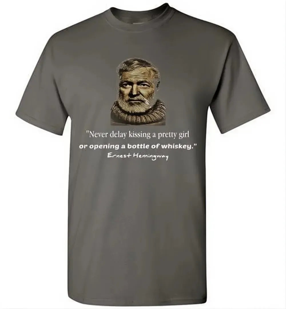 Whiskey T-Shirt-The Hemingway - alternate angle