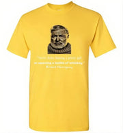 Whiskey T-Shirt-The Hemingway - in use