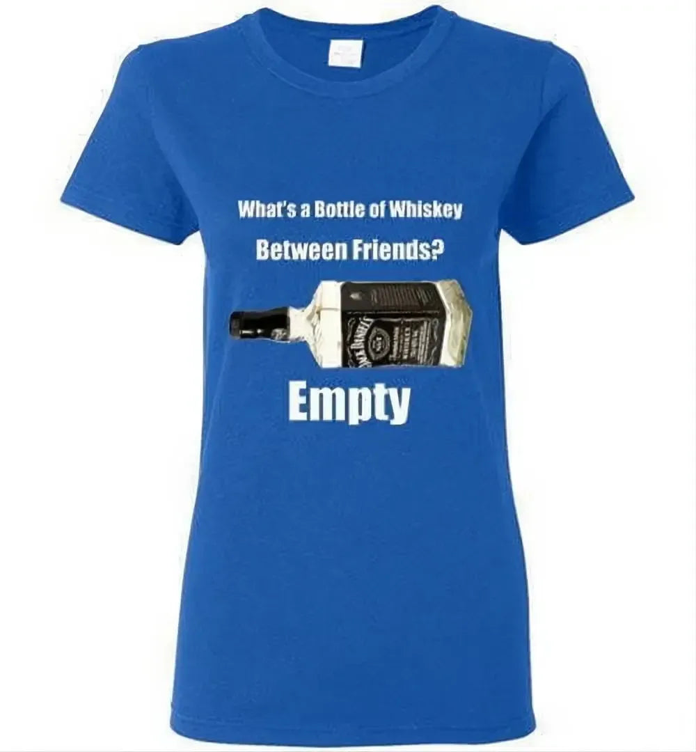 Whiskey T Shirt- Whiskey Between Friends - in use