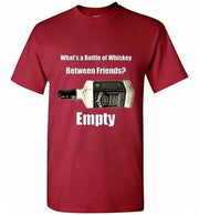 Whiskey T Shirt- Whiskey Between Friends - detail view