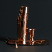 Copper Barman's Set Up hammered copper
