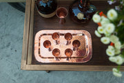 Copper Charolita Tray - detail view