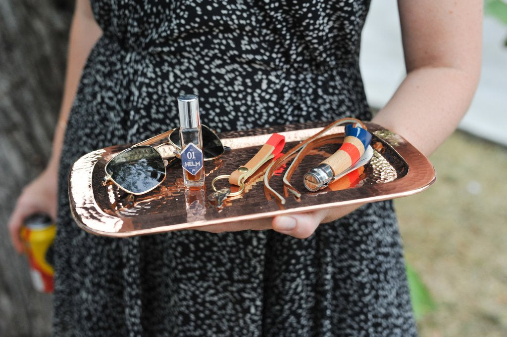 Copper Charolita Tray - lifestyle shot