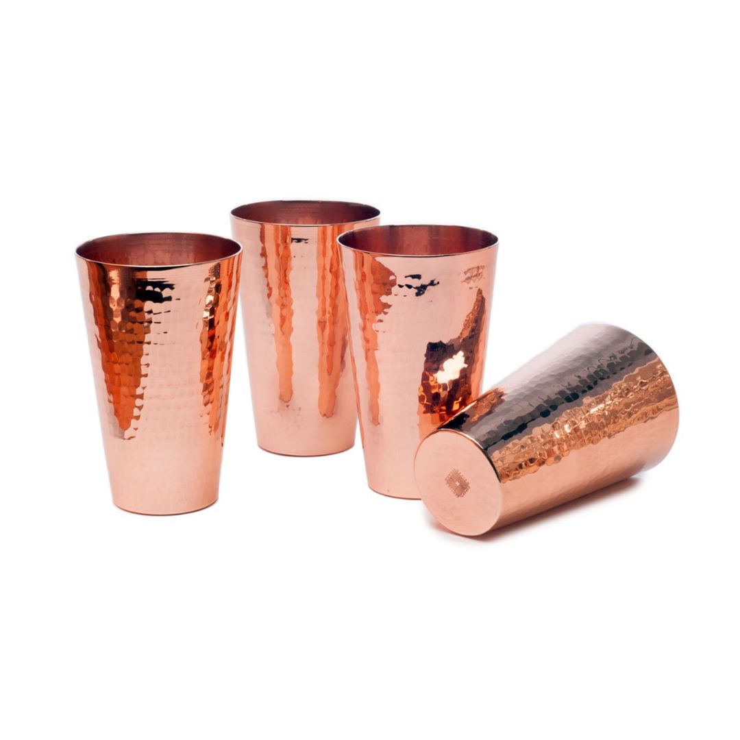 Copper Iced Tea Cup - alternate angle