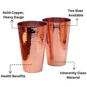 Copper Iced Tea Cup - lifestyle shot