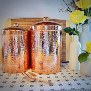 Copper Kitchen Canisters - Individual Sizes - angle 19