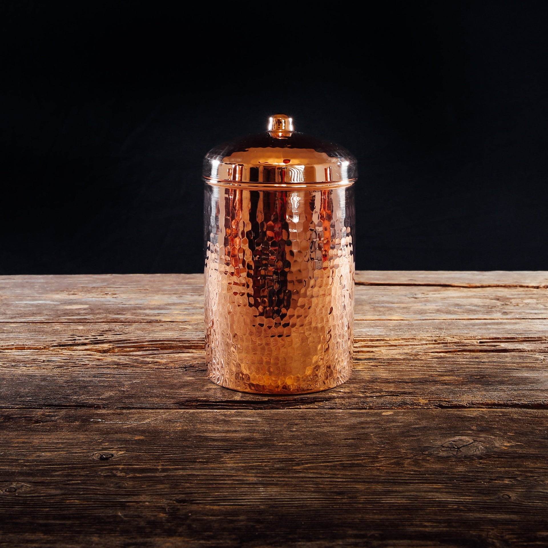 Copper Kitchen Canisters - Individual Sizes - angle 8