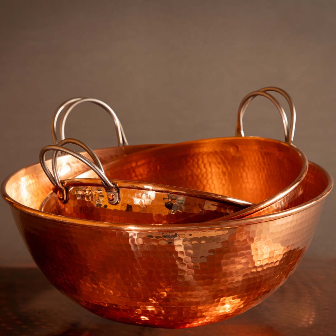 Copper Mixing Bowls - lifestyle shot