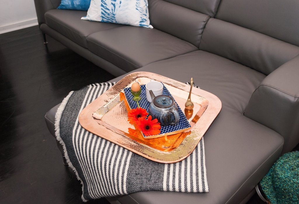 Copper Thessaly Square Platter - packaging