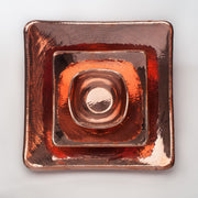 Flat Earth Copper Bowl hammered copper