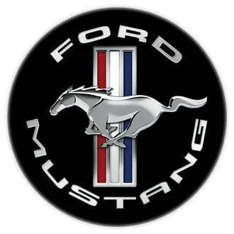Ford Mustang Bar Stool with Backrest - detail view
