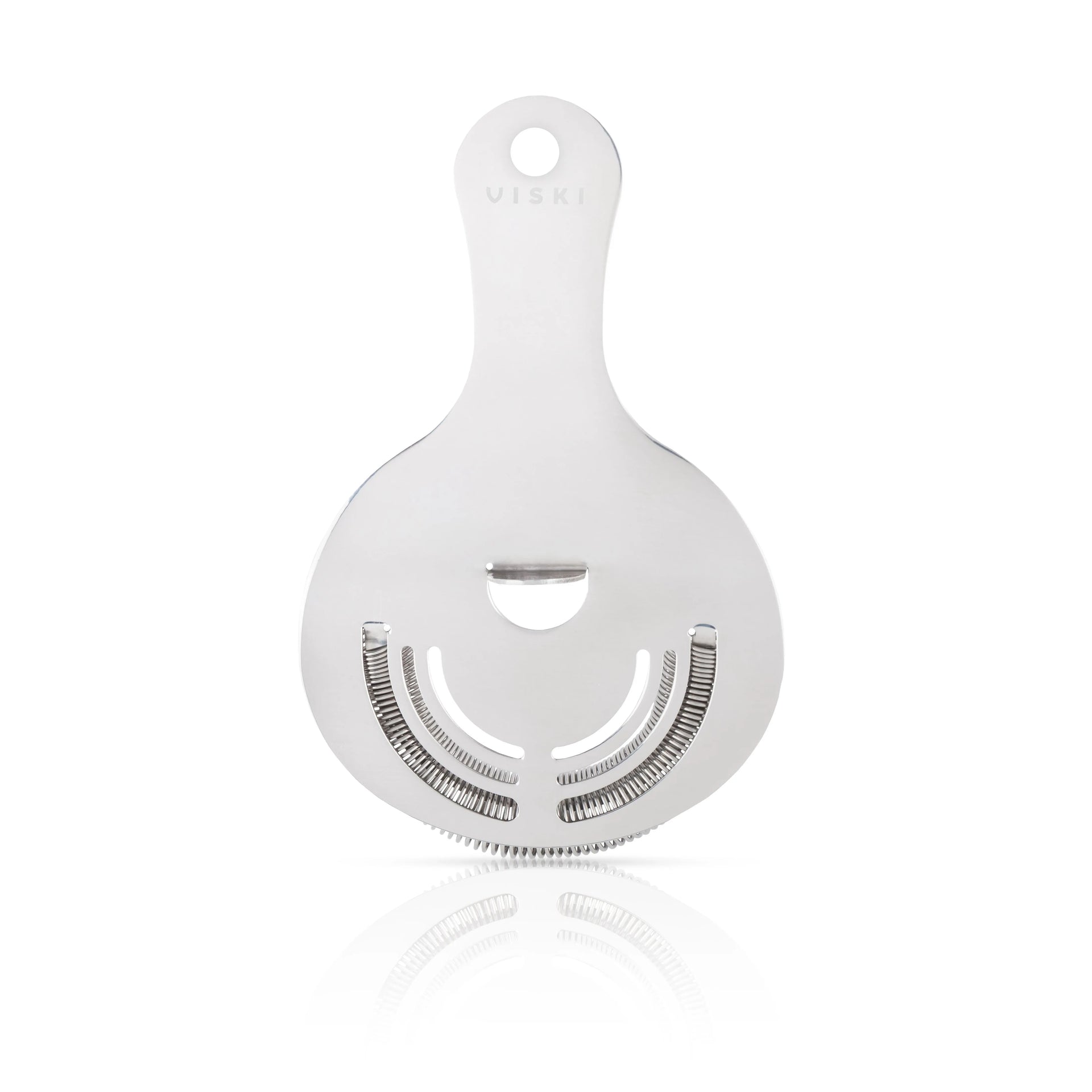 Cocktail Strainer - Hawthorne Stainless Steel by Viski - detail view