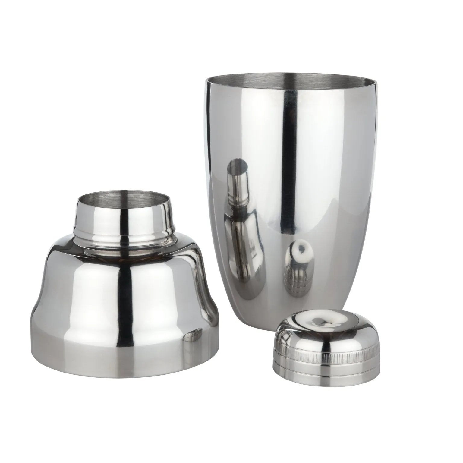 Harrison Heavyweight Cocktail Shaker in Stainless Steel by Viski Professional - detail view
