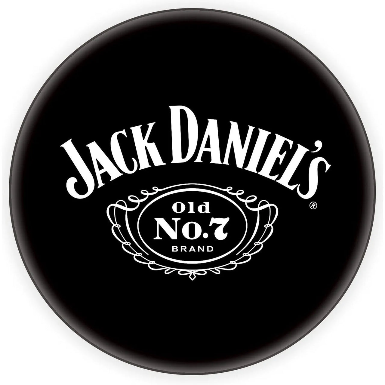 Jack Daniel's Bar Stool w/ Backrest - detail view