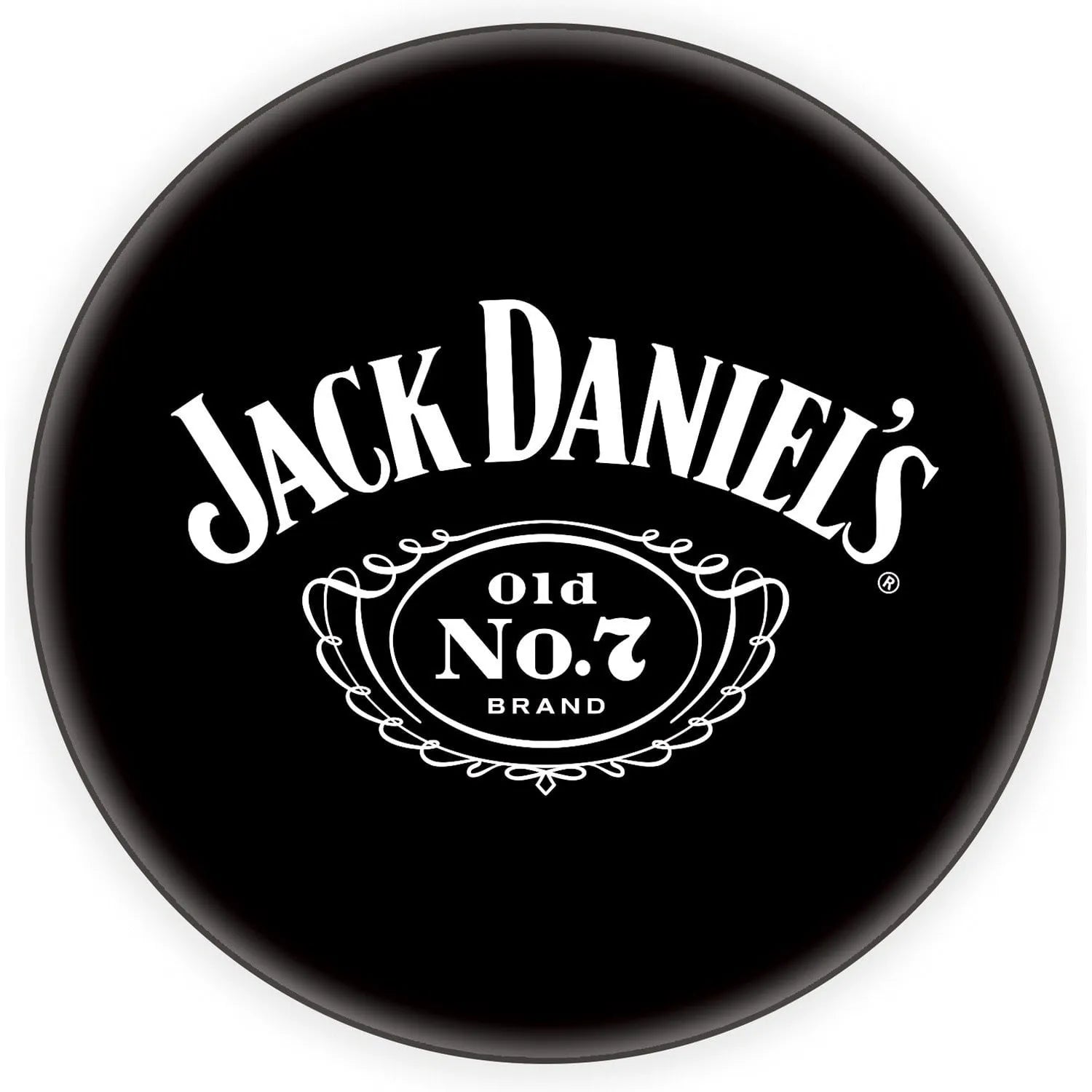 Jack Daniel's Bar Stool w/ Backrest - detail view