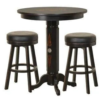 JD Wood Pub Table & Stool Set - TN Charcoal Finish