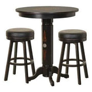 JD Wood Pub Table & Stool Set - TN Charcoal Finish