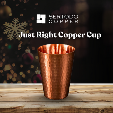 Just Right Copper Cup, 10 ounces