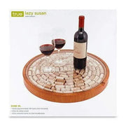 Lazy Susan Cork Display by True - alternate angle
