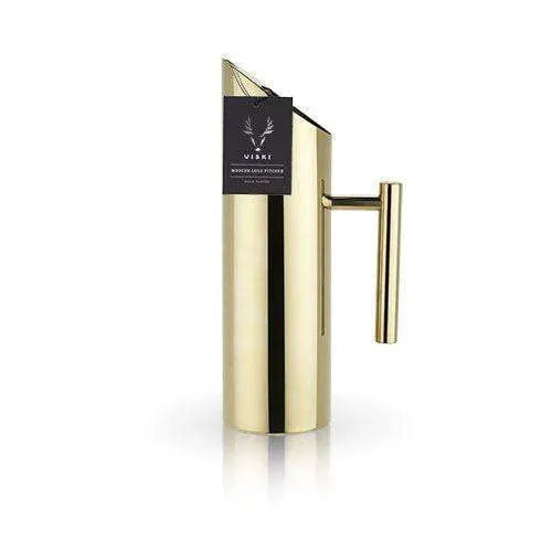 Modern Pitcher in Gold by VISKI - detail view