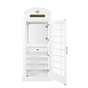 RAM Game Room Old English Telephone Booth Bar Cabinet - packaging