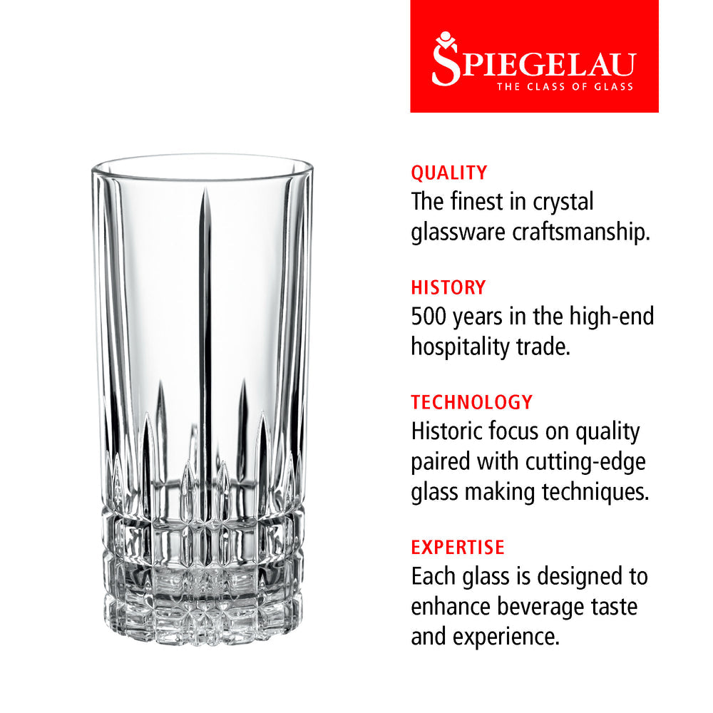 Spiegelau Perfect Longdrink Glass, Set of 4