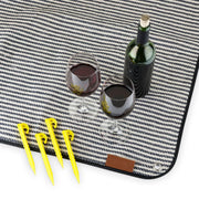 Picnic Blanket with Waterproof Lining by Twine - 72"x72" - detail view