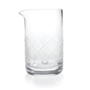Professional Crystal Mixing Glass by Viski - detail view