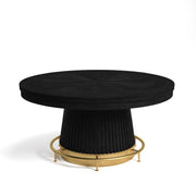 RAM Game Room Prohibition Series 60" Poker Table with a polished brass footrail.