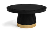 60" Prohibition Series poker table with matte black wood, vinyl playing surface, and vintage brass kick plate.