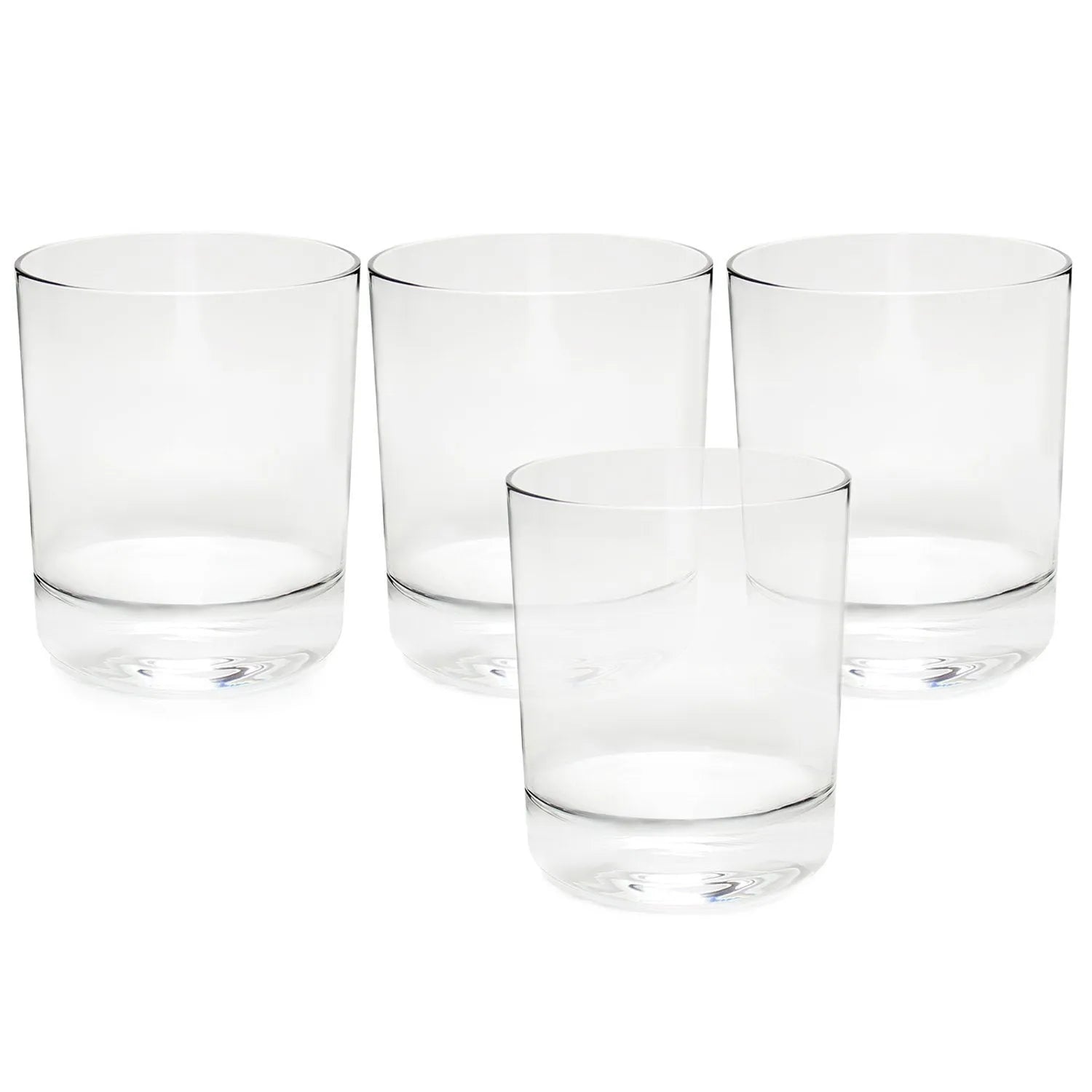Whiskey Glasses - Crystal Classic Double Old Fashioned by Ravenscroft (Set of 4) - alternate angle