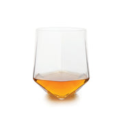 Seneca Crystal Faceted Tumblers, Set of 2 by Viski barware