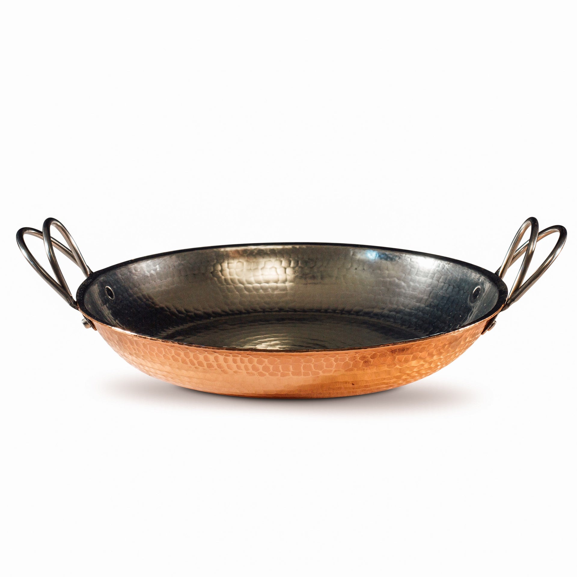 Alicante Copper Paella Pan - angle 9