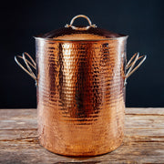 Big, Beautiful Copper Stock Pots - angle 7