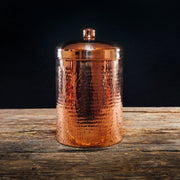 Copper Kitchen Compost Bin (Canisters) hammered copper