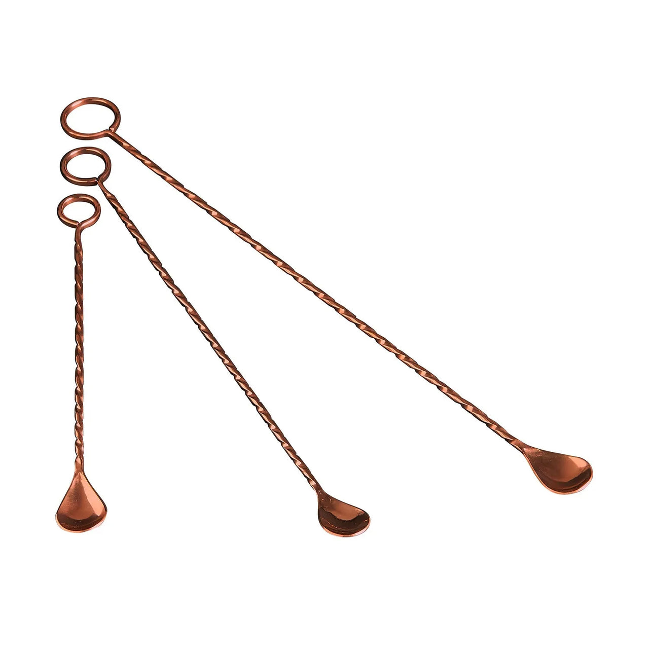 Copper Ringer Bar Spoon hammered copper