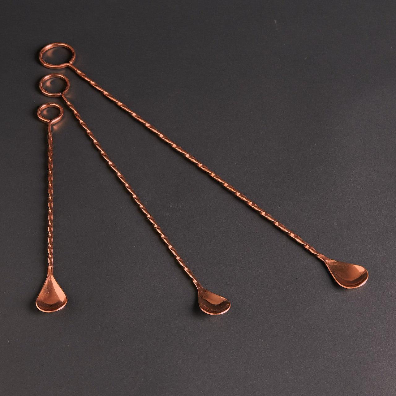 Copper Ringer Bar Spoon - detail view