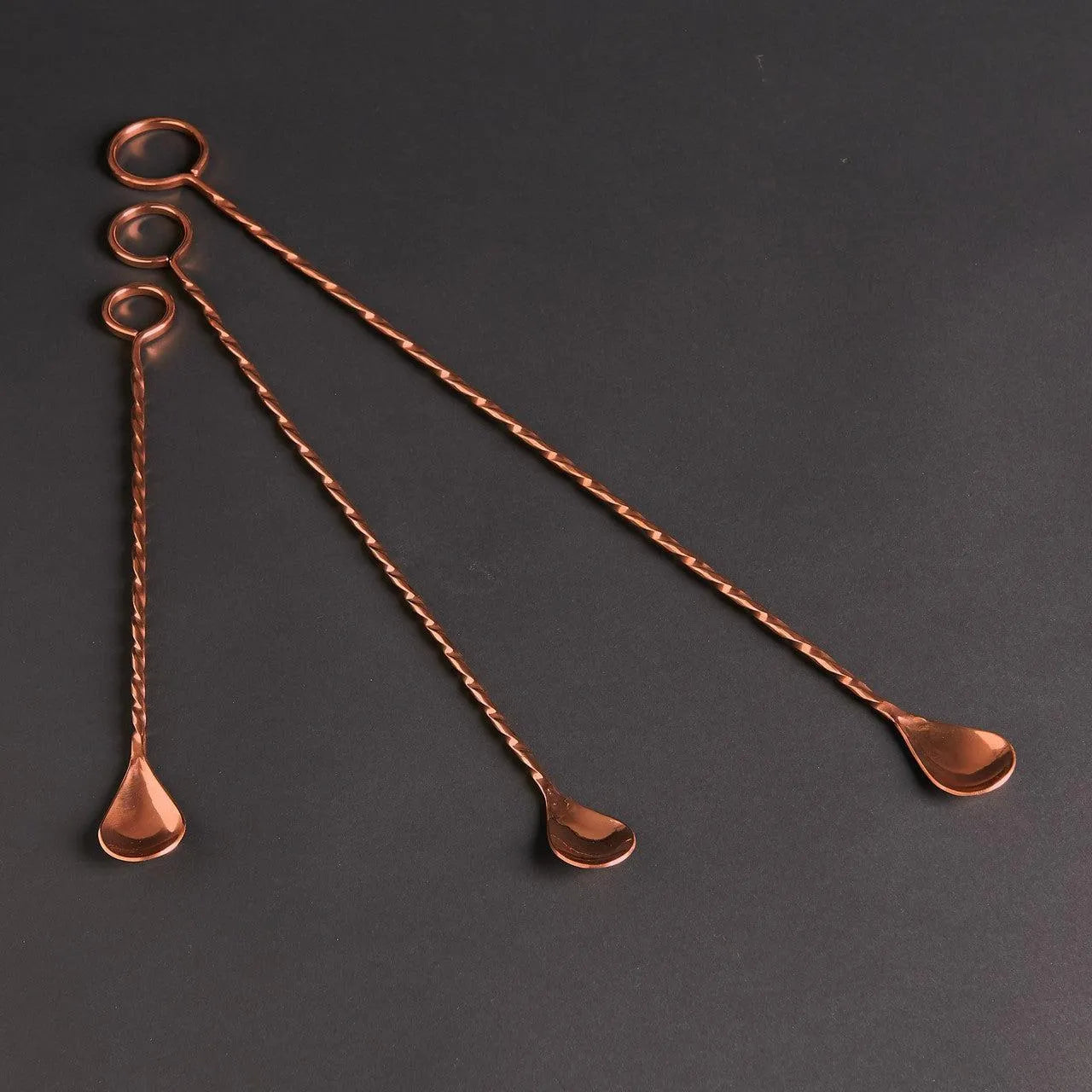 Copper Ringer Bar Spoon - detail view