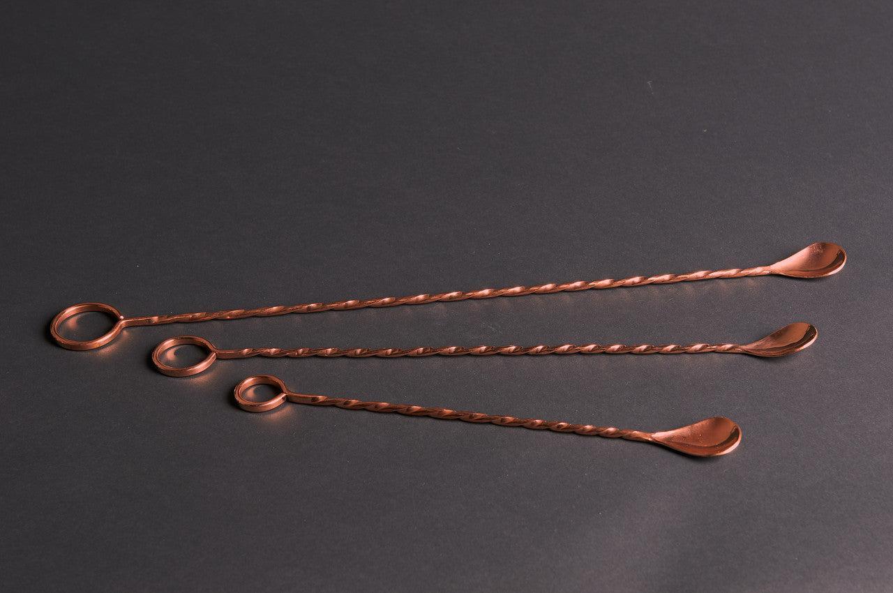 Copper Ringer Bar Spoon - angle 7