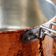 Copper Saucepan 1.5 quart and 2.5 quart - lifestyle shot