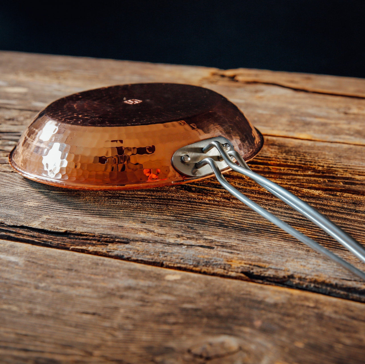 Copper Skillets - detail view