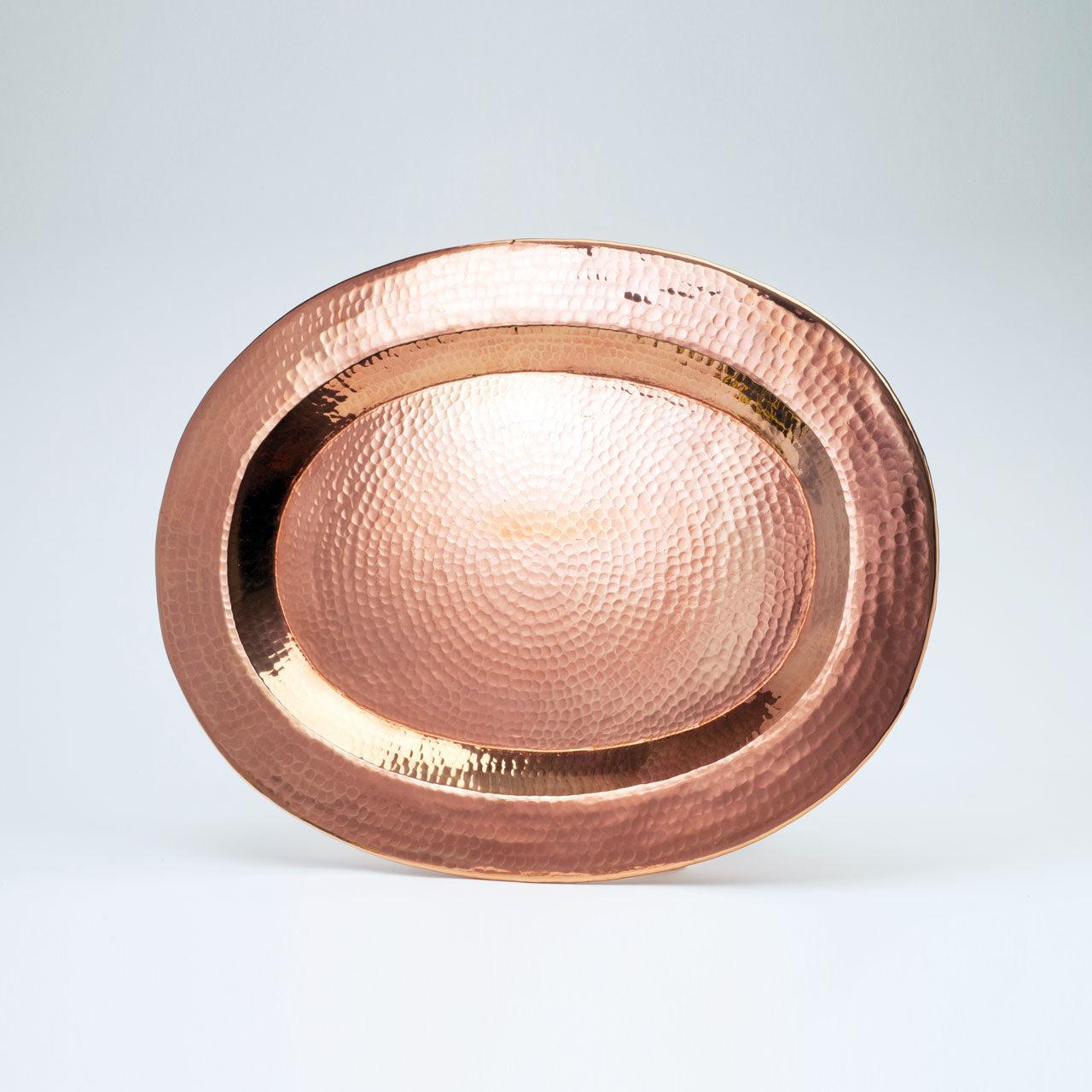 Thessaly Oval Copper Platter