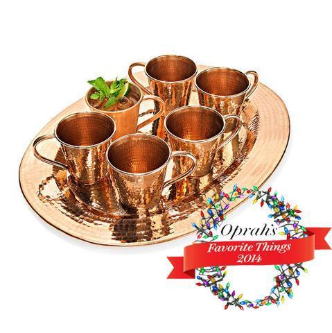 Thessaly Oval Copper Platter