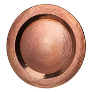 Copper Thessaly Round Platter hammered copper